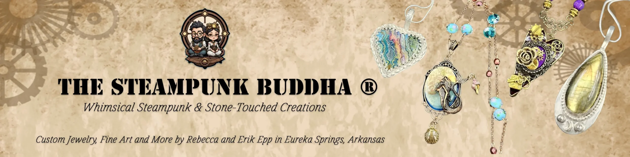 The Steampunk Buddha banner