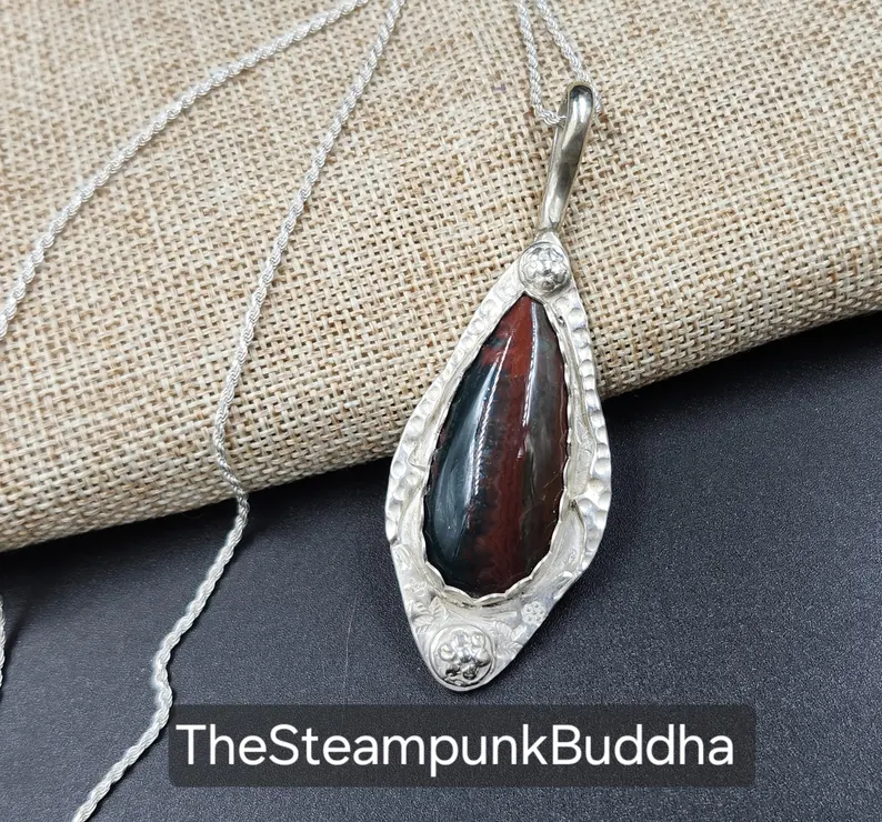 Idaho Sunset Jasper Pendant