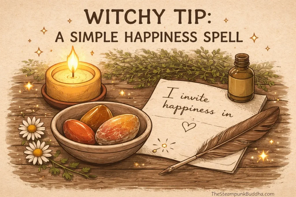 witchy tips happiness spell