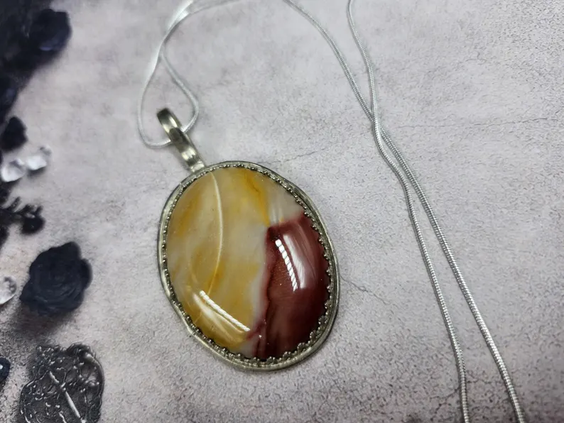 Desert Sunrise — Mookaite Jasper Pendant