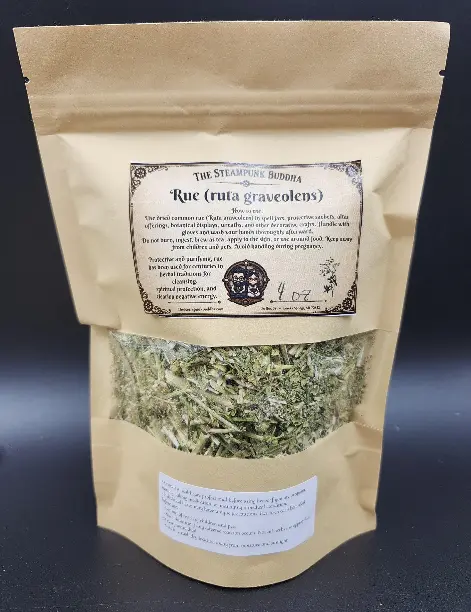 Organic Dried Rue 4 oz pouch